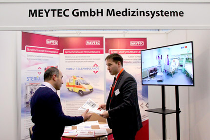 meytec auf Health Kongress in Moskau